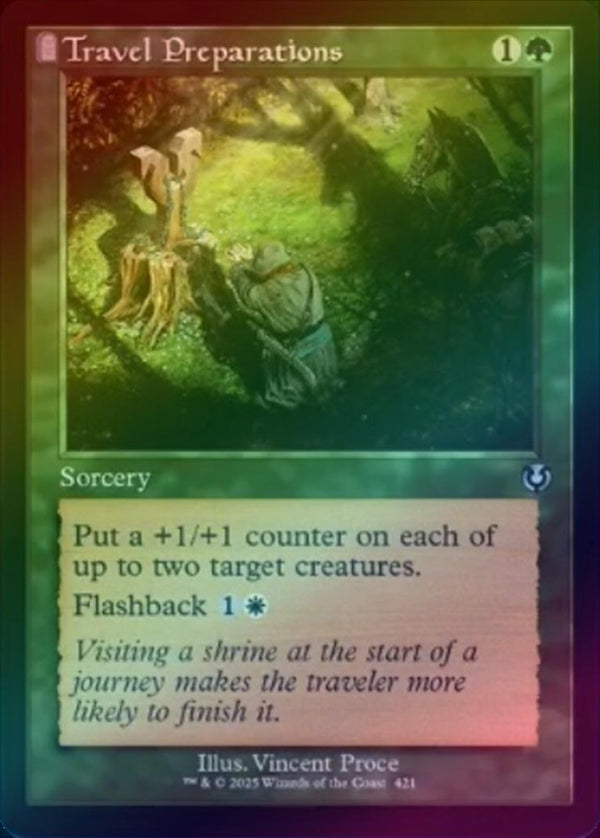 Travel Preparations - Retro Frame (Foil) (INR)