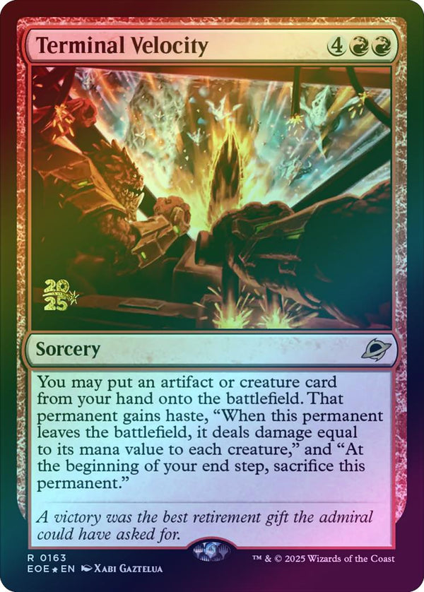 Terminal Velocity - Prerelease Promo (Foil) (PEOE)