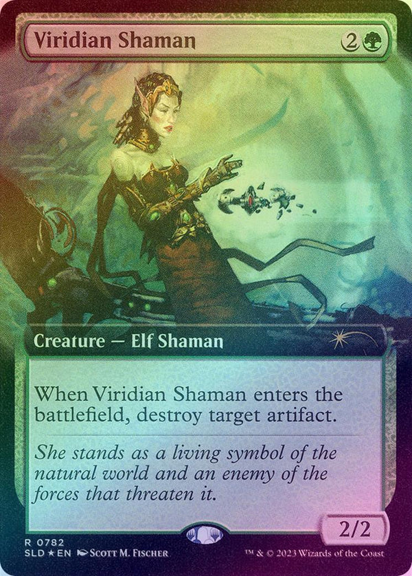 Viridian Shaman - Elusive Elves (Foil) (SLD)