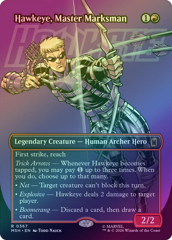 Hawkeye, Master Marksman - Logo Showcase (Foil) (MSH) (Pre-Order)