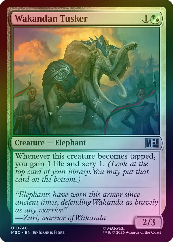 Wakandan Tusker (Foil) (MSC)