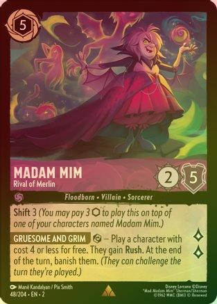 Madam Mim (Rival of Merlin) - 48/204 - Rare (Foil)