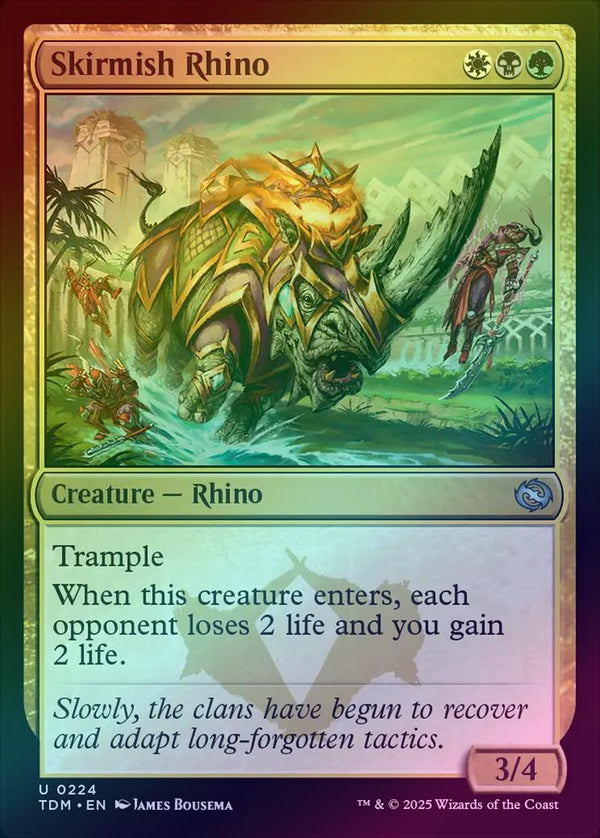 Skirmish Rhino (Foil) (TDM)