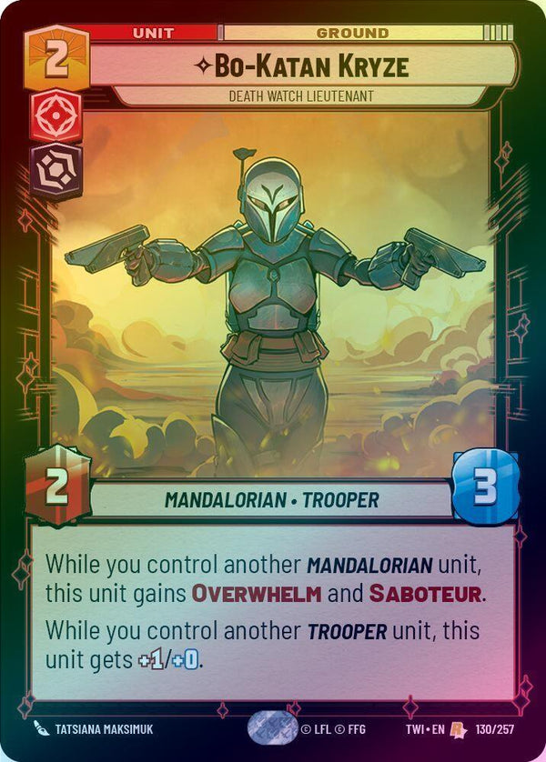 Bo-Katan Kryze - Death Watch Lieutenant - 130/257 - Rare (Foil)