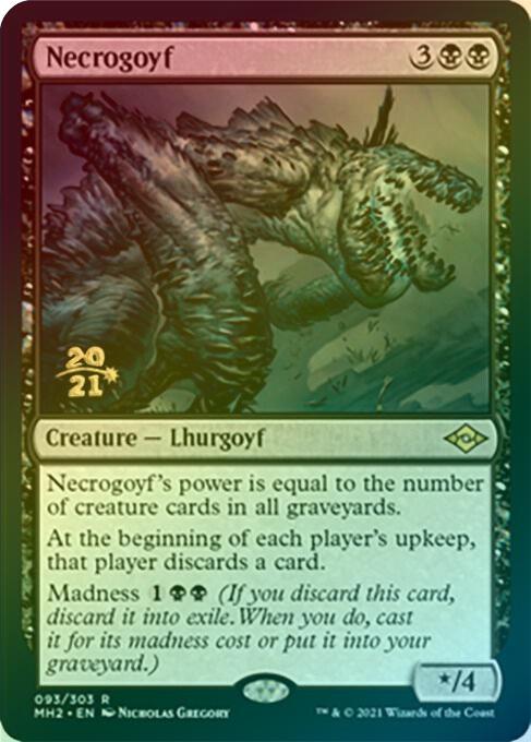 Necrogoyf - Prerelease Promo (Foil) (PMH2)
