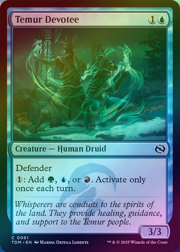 Temur Devotee (Foil) (TDM)