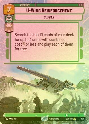 U-Wing Reinforcement (Hyperspace) - 368 - Rare (Foil)