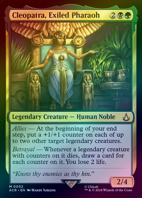 Cleopatra, Exiled Pharaoh (Foil) (ACR)