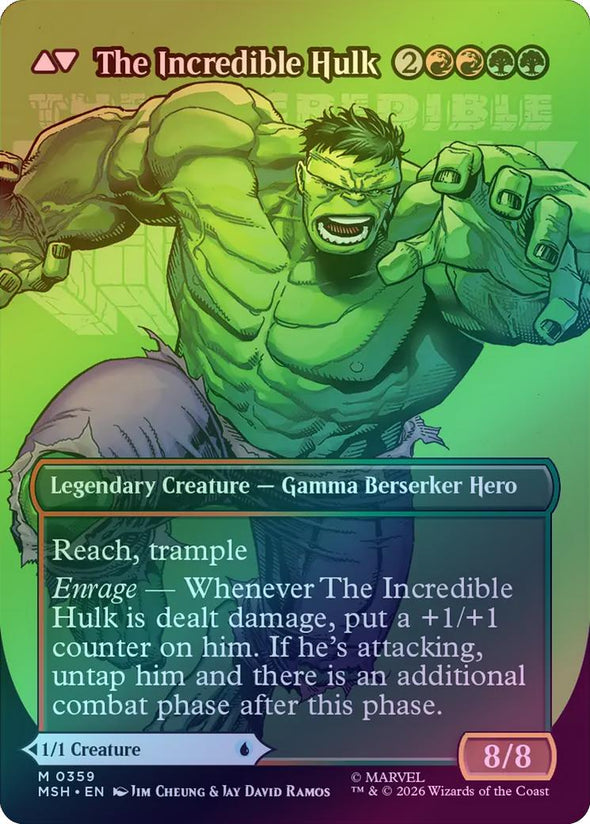 Bruce Banner // The Incredible Hulk - Logo Showcase (Foil) (MSH) (Pre-Order)