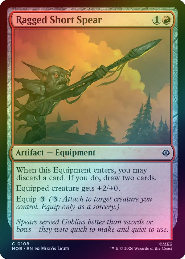 Ragged Short Spear (Foil) (HOB) (Pre-Order)