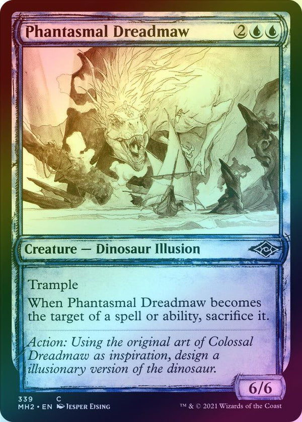 Phantasmal Dreadmaw - Sketch Showcase (Foil) (MH2)