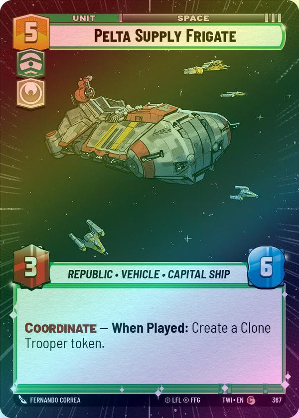 Pelta Supply Frigate (Hyperspace) - 367 - Common (Foil)