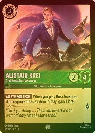 Alistair Krei (Ambitious Entrepreneur) - 87/204 - Common (Foil)