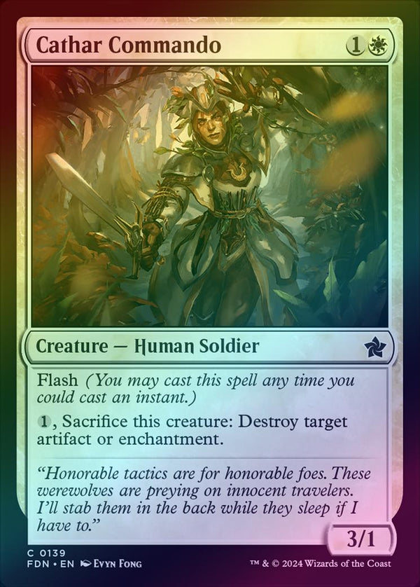 Cathar Commando (Foil) (FDN)