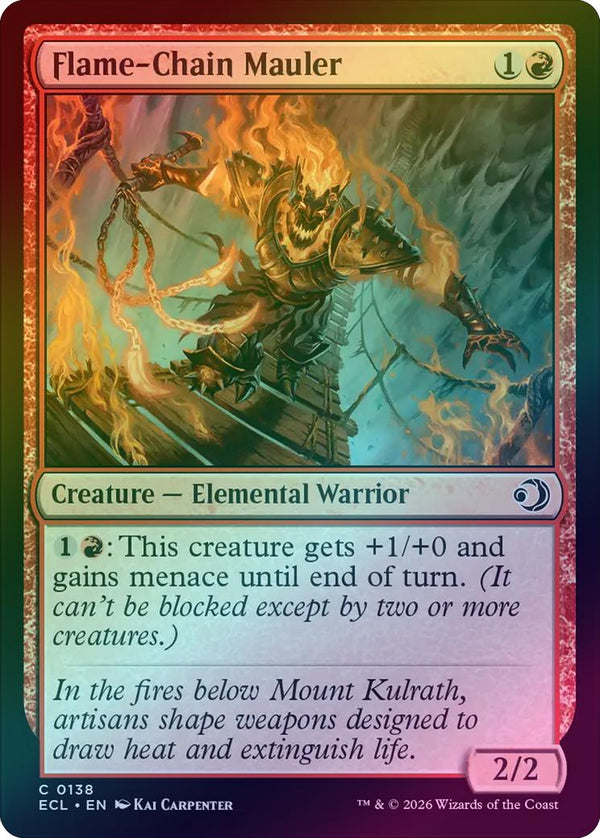 Flame-Chain Mauler (Foil) (ECL)