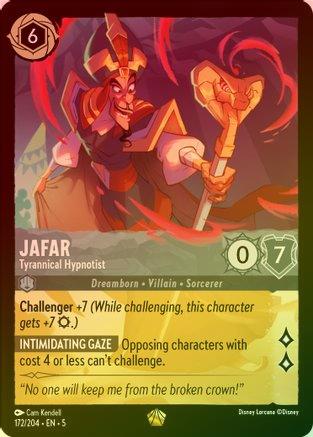 Jafar (Tyrannical Hypnotist) - 172/204 - Legendary (Foil)