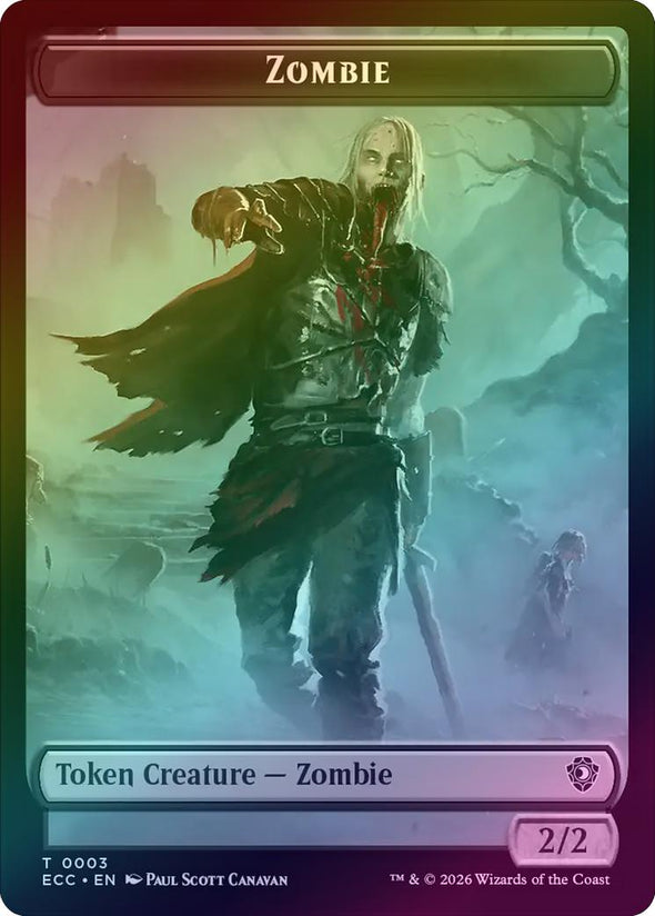 Zombie // Snake Token (Foil) (TECC)