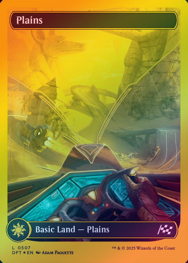 Plains (507) - Full Art (First-Place Foil) (DFT)