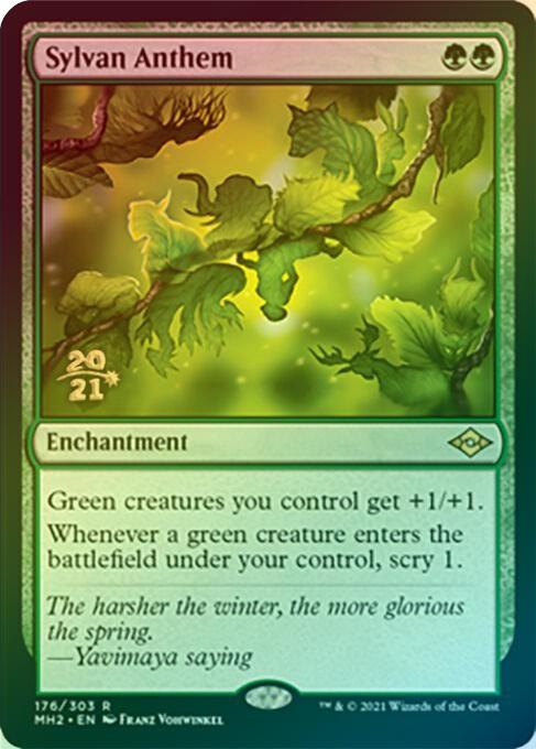 Sylvan Anthem - Prerelease Promo (Foil) (PMH2)