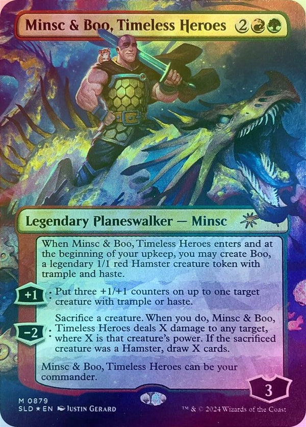 Minsc & Boo, Timeless Heroes - D&D 50th Anniversary (Rainbow Foil) (SLD)