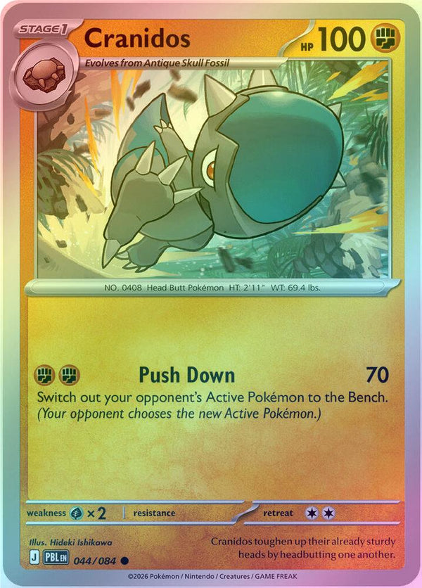 Cranidos - 044/084 - Common - Reverse Holo