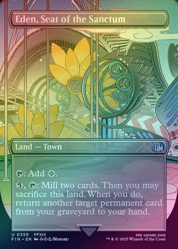 Eden, Seat of the Sanctum - Borderless (Foil) (FIN)