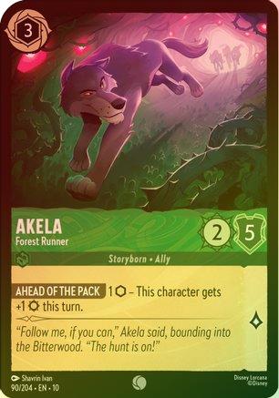 Akela (Forest Runner) - 90/204 - Common (Foil)