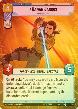 Kanan Jarrus - Revealed Jedi (Hyperspace) - 313 - Uncommon (Foil)