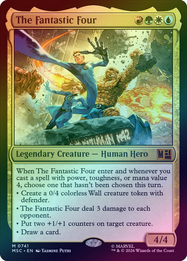 The Fantastic Four (Foil) (MSC) (Pre-Order)