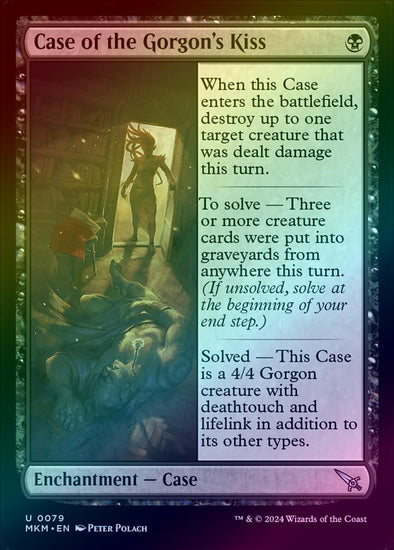 401 Games Canada - Case of the Gorgon's Kiss (Foil) (MKM) 401 Games Canada - Case of the Gorgon's Kiss (Foil) (MKM)