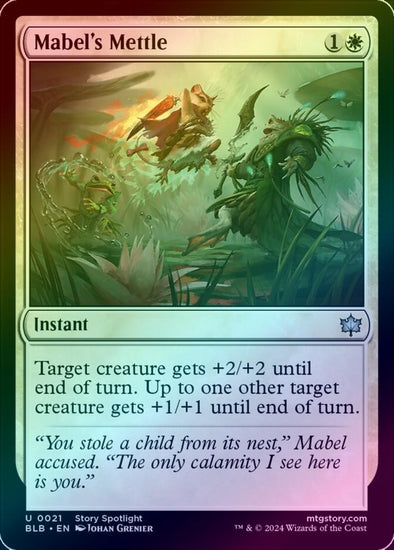 401 Games Canada - Mabel's Mettle (Foil) (BLB) 401 Games Canada - Mabel's Mettle (Foil) (BLB)