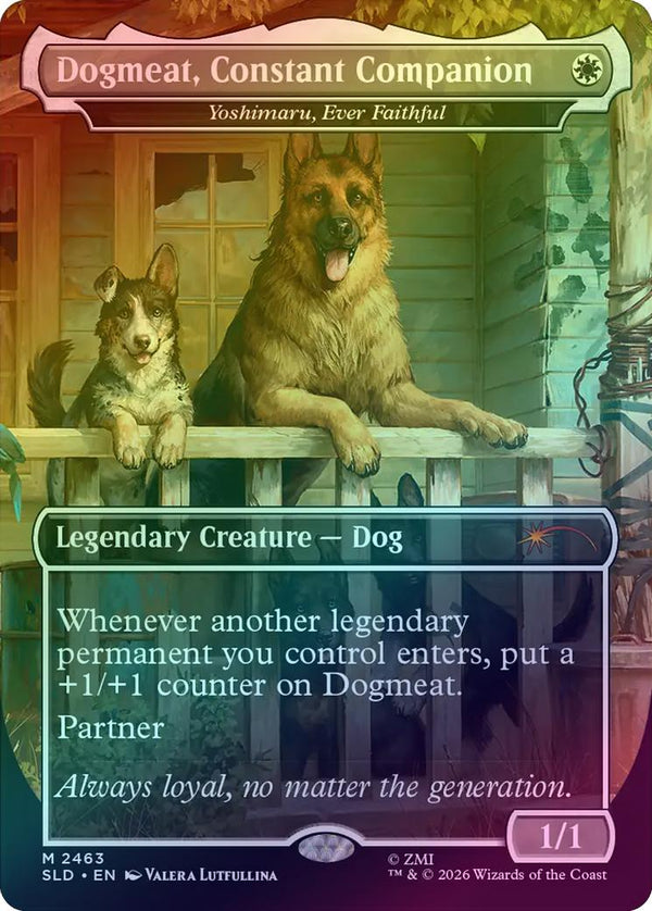 Dogmeat, Constant Companion // Yoshimaru, Ever Faithful - Fallout: Greet The Dog (Foil) (SLD)