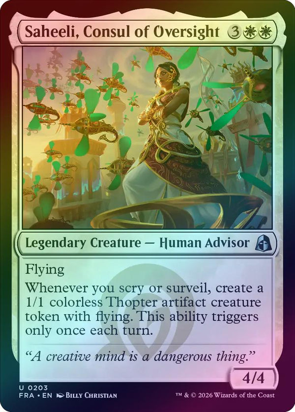 Saheeli, Consul of Oversight (Foil) (FRA)