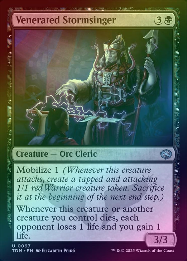 Venerated Stormsinger (Foil) (TDM)
