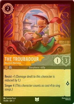 The Troubadour (Musical Narrator) - 11/204 - Uncommon (Foil)