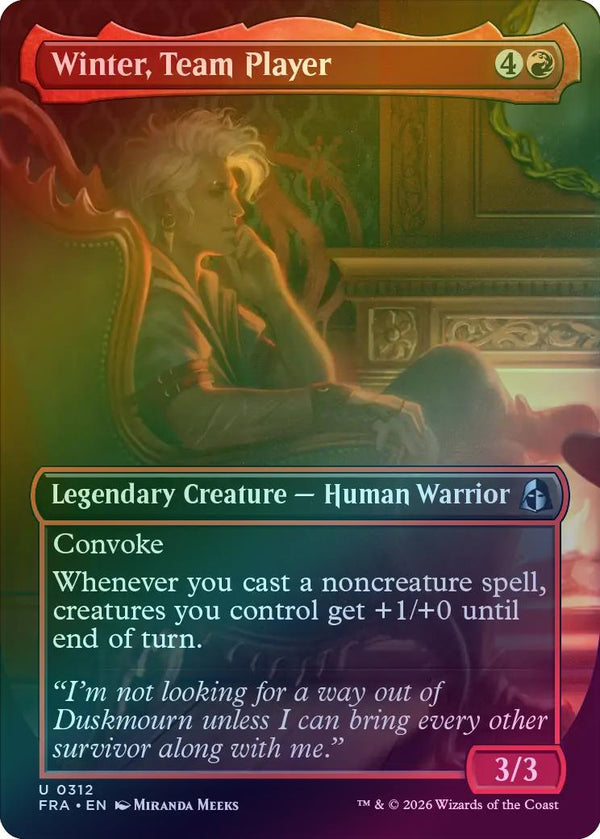 Winter, Team Player - Borderless Echo (Foil) (FRA)
