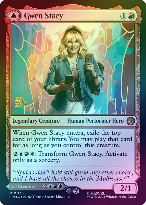 Gwen Stacy // Ghost-Spider - Prerelease Promo (Foil) (PSPM)