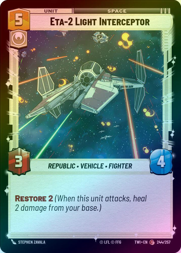 ETA-2 Light Interceptor - 244/257 - Common (Foil)