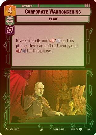 Corporate Warmongering (Foil) - 601 - Uncommon (Foil)