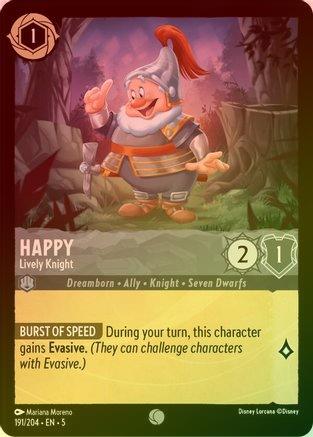 Happy (Lively Knight) - 191/204 - Common (Foil)