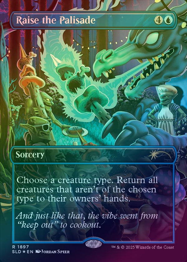 Raise the Palisade - Everyone's Invited! (Double Rainbow Foil) (SLD)