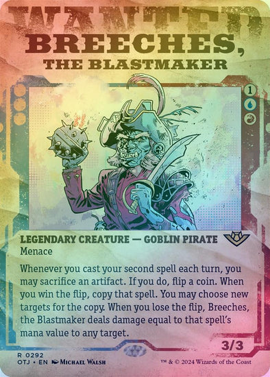 Breeches, the Blastmaker - Wanted Poster Showcase (Foil) (OTJ)