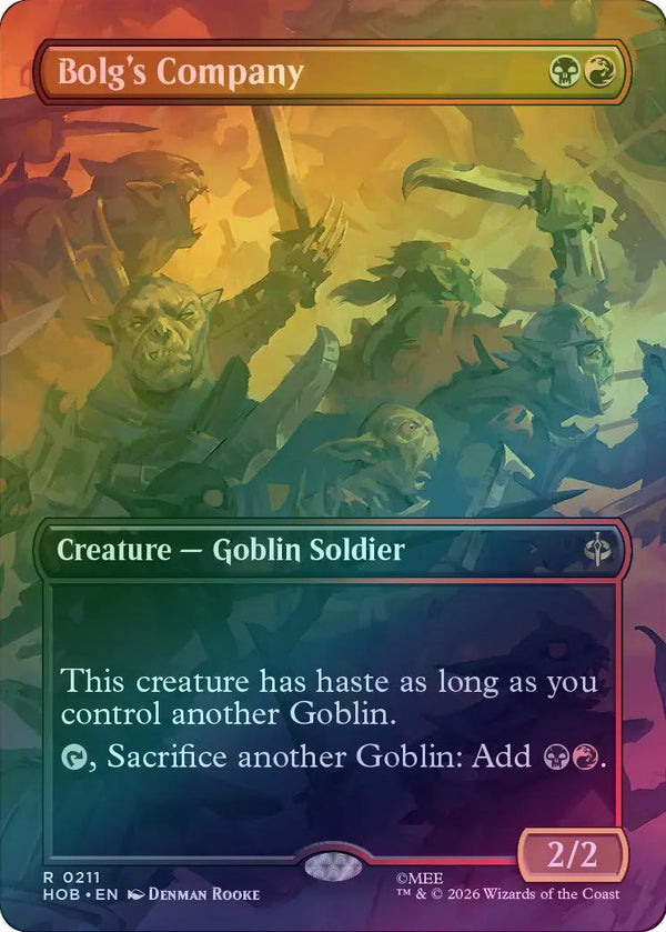 Bolg's Company - Borderless Scene (Foil) (HOB) (Pre-Order)