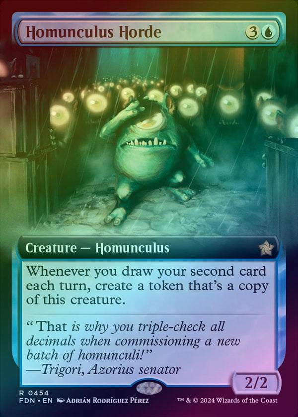 Homunculus Horde - Extended Art (Foil) (FDN)