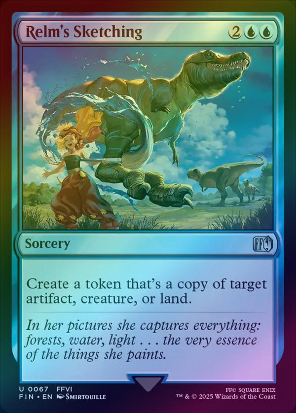 Relm's Sketching (Foil) (FIN)