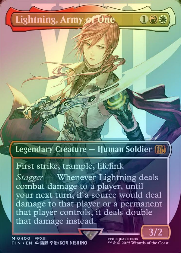 Lightning, Army of One - Borderless (Foil) (FIN)