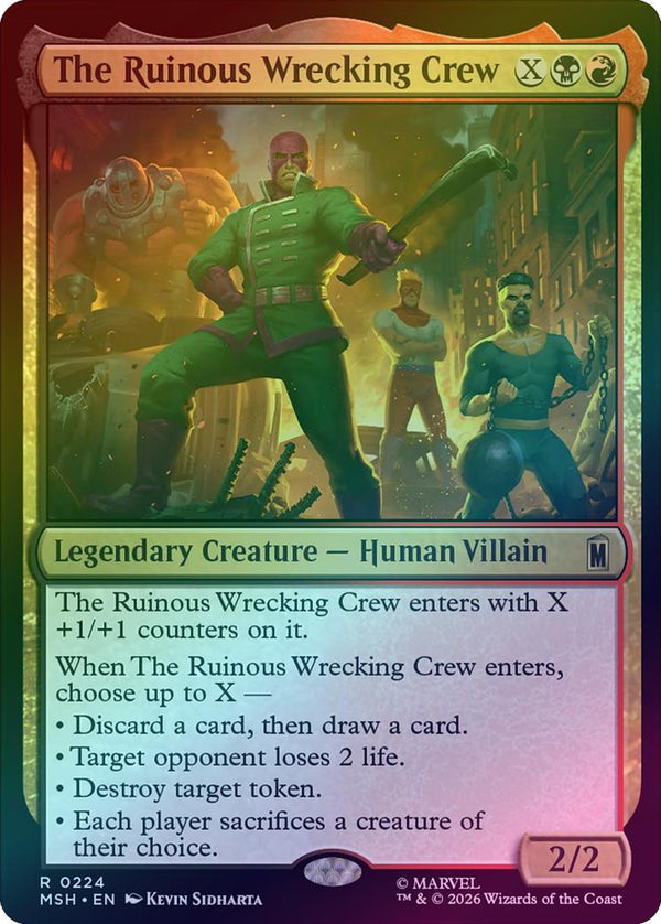 The Ruinous Wrecking Crew (Foil) (MSH) (Pre-Order)