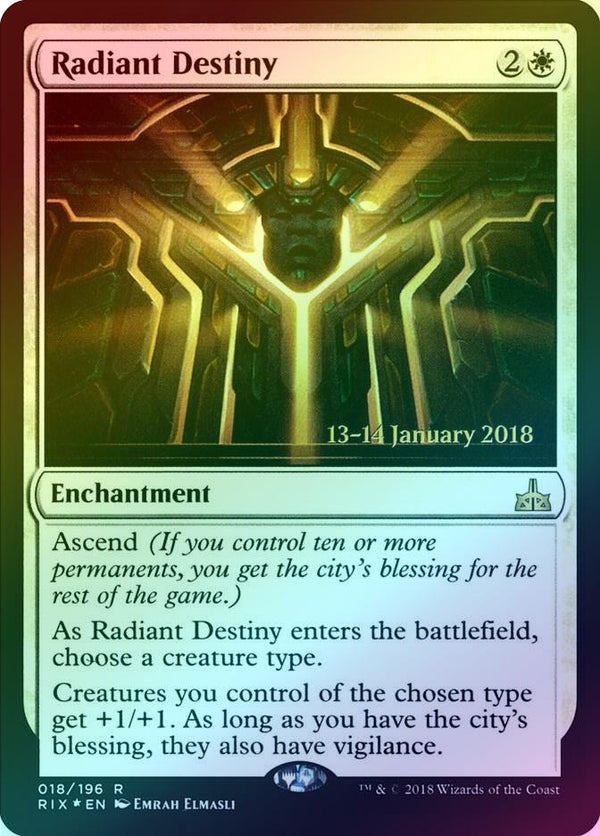 Radiant Destiny - Prerelease Promo (Foil) (PRIX)