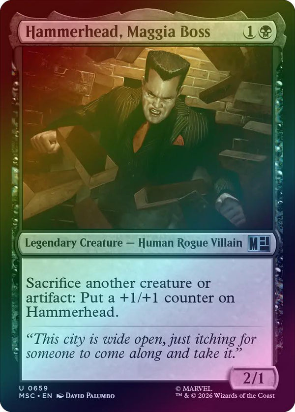 Hammerhead, Maggia Boss (Foil) (MSC)