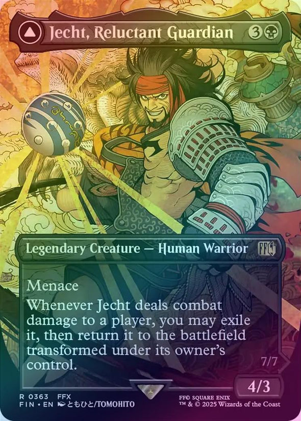 Jecht, Reluctant Guardian // Braska's Final Aeon - Borderless (Foil) (FIN)